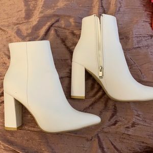 White booties